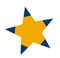 STAR white background