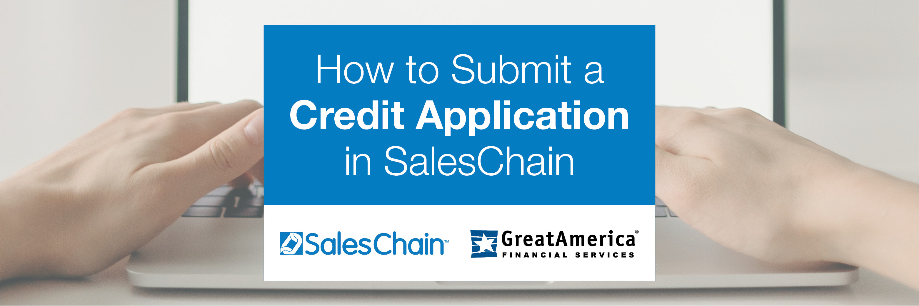 How to Submit a Credit Application in SalesChain