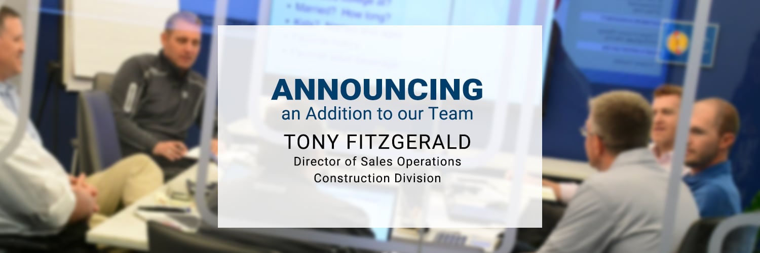 Tony Fitzgerald Joins GreatAmerica Financial Services Construction Division