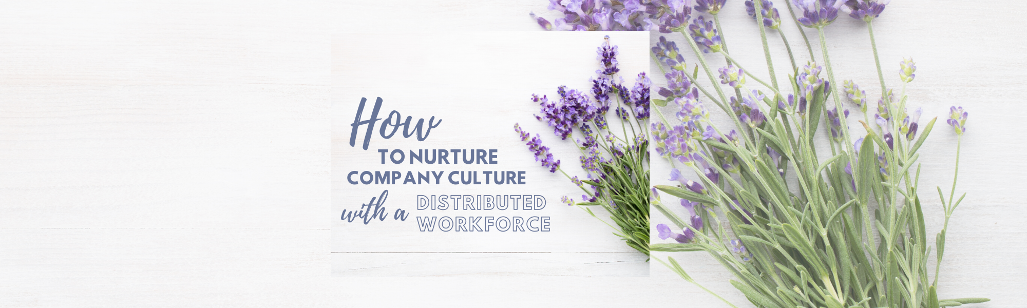 How to Nurture Company Culture with a Distributed Workforce